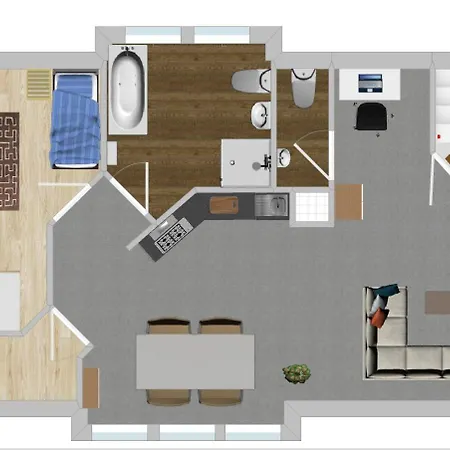 Apartment Koestlbach I Bis 3 & 6 Personen I Nuernberg I Neumarkt I Messe I I Kueche I Parken I Waschmaschine I Garten